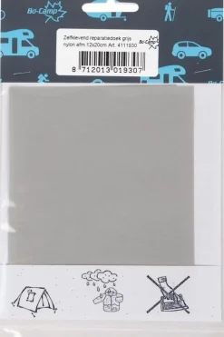 Discount Bo-Camp Accessoire Reparatiedoek Zelfklevend Nylon mid grey