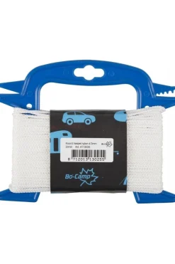 Discount Bo-Camp Accessoire Scheerlijn Op Haspel Ø 3 Mm 20 Meter Nylon off white