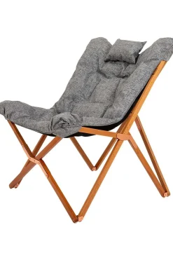 Sale Bo-Camp Campingstoel Uo Relaxstoel Bloomsbury Comfort Grijs