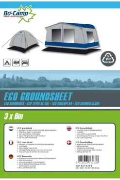 Discount Bo-Camp Grondzeil Gronddoek Eco 3 X 6 Meter black