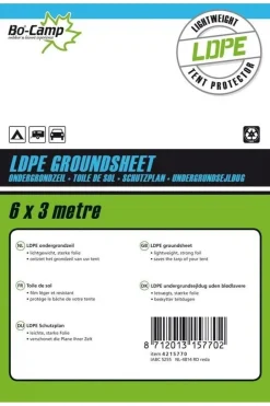 Best Bo-Camp Grondzeil Ondergrondzeil 6 X 3 Meter No colour / Transparent