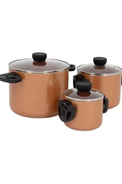 Online Bo-Camp Kookgerei Ind Pannenset Slauson 3-Dlg Ind Brons