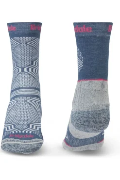 Outlet Bridgedale Sokken Hike Coolmax Performance Ultra Light T2 Boot Wms Dark Denim