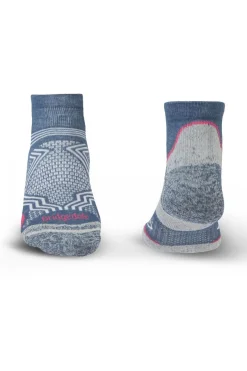 New Bridgedale Sokken Hike Coolmax Performance Ultra Light T2 Low Wms Dark Denim