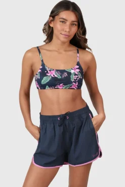 Clearance Brunotti Bikini Top Cruz-Tropicana Club Tropicana Aqua Indigo Blue