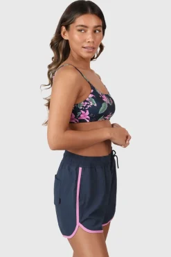 Clearance Brunotti Bikini Top Cruz-Tropicana Club Tropicana Aqua Indigo Blue