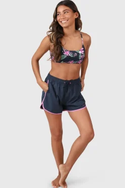 Clearance Brunotti Bikini Top Cruz-Tropicana Club Tropicana Aqua Indigo Blue