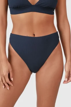 Fashion Brunotti Bikinibroekje Flores-Rib Indigo Blue