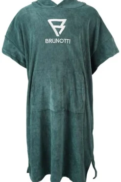 Discount Brunotti Handdoek Poncho-Solid Unisex Poncho Fuel Green