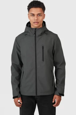 Outlet Brunotti Ski-Jas Mib  Softshell Jacket Mud Green