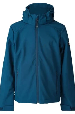 Outlet Brunotti Softshell Jas Mippy Boys Softshell Jacket Shadow Blue