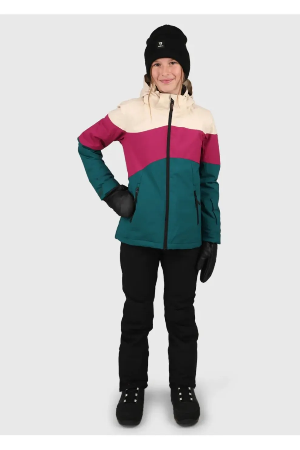 Online Brunotti Softshell Skibroek Tavorsy-N Girls Softshell Pant Black