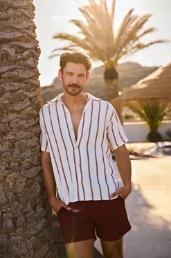 Discount Brunotti Zwemshort Iconic-N Men Rust Red