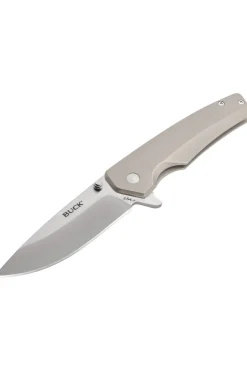Fashion Buck Knives Mes Odessa Stainless Pe Clampack Light Grey/Light Grey