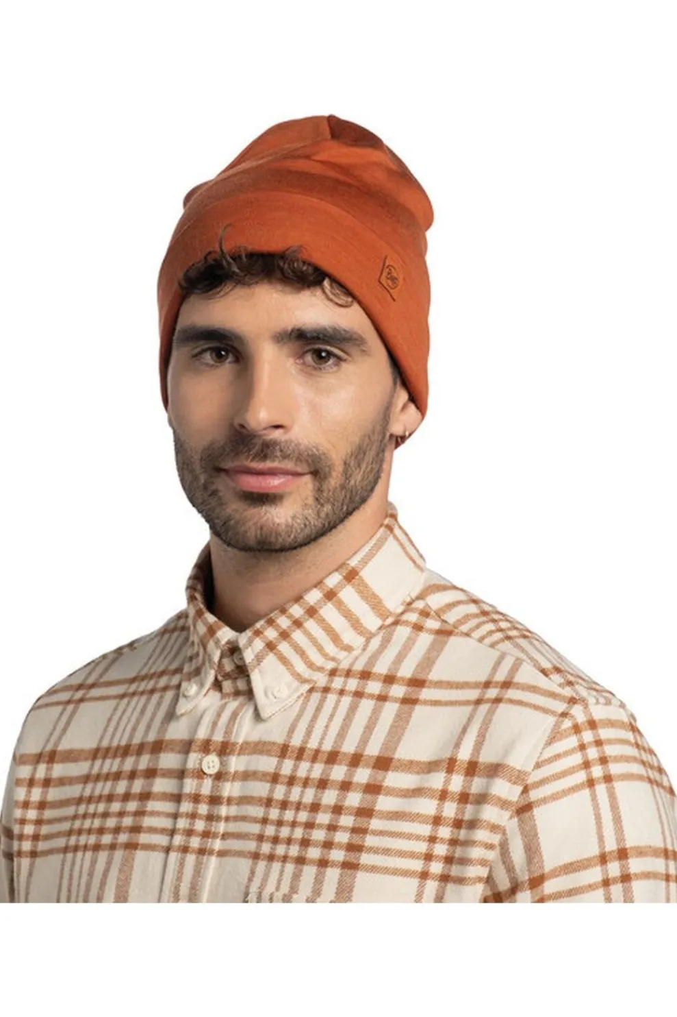 Hot Buff Muts Heavyweight Merino Hat Solid Cinnamon