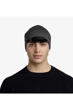 New Buff Muts Midweight Merino Hat Solid Bark