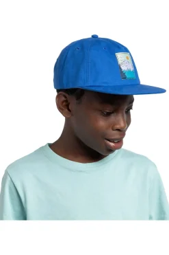 Pet Snapback Cap Solid Azure-Buff Hot