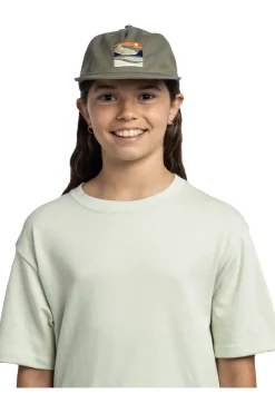 Discount Buff Pet Snapback Cap Solid Khaki