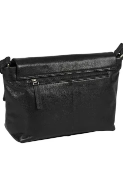 Outlet Burkely Handtas Natural Norah Satchel Bag Black