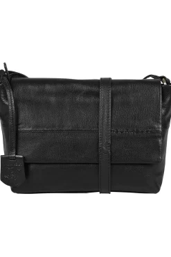 Outlet Burkely Handtas Natural Norah Satchel Bag Black