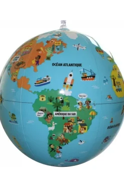 Globe gonflable 30 cm P'tits Voyageurs-Caly Toys Clearance