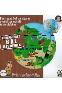 Sale Caly Toys Opblaasbare wereldbol 50 cm dieren maxi 2015