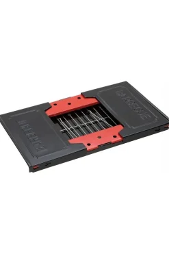 Online Camp Gear Kookvuur Barbecue Compact Houtskool black/red