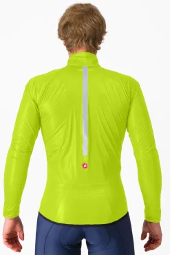 Sale Castelli Regenjas Squall Shell Jacket yellow