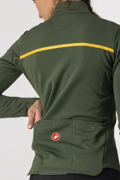 New Castelli Sinergia 2 Jersey Fz dark green