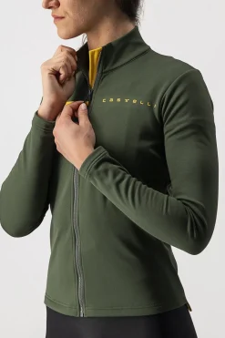 New Castelli Sinergia 2 Jersey Fz dark green
