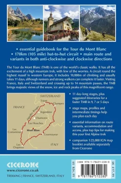 Mont Blanc Tour complete two-way trekking guide-Cicerone Best