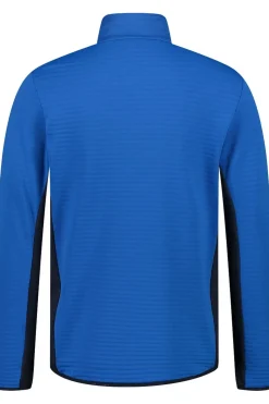 Fleece Man Ski Full Zip Striped Stretch Fleece-CMP Hot