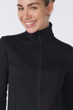 Fleece Woman Ski Full Zip Stretch Jacquard-CMP Outlet