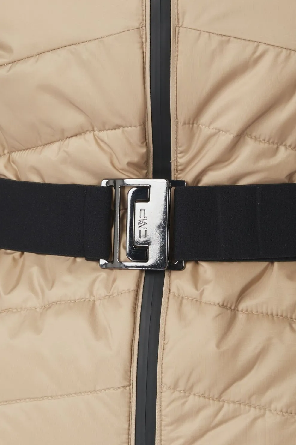 Ski-Jas Woman Ski Jacket With Belt And Fur-CMP Fashion