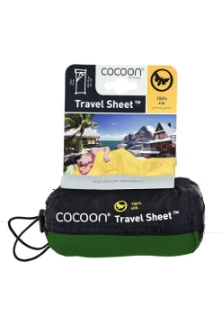 New Cocoon Lakenzak Travelsheet Silk mid khaki