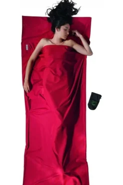 Hot Cocoon Lakenzak Travelsheet Microfiber red
