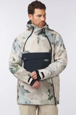 Fashion Colourwear Ski-Jas M Foil Anorak Water Camo