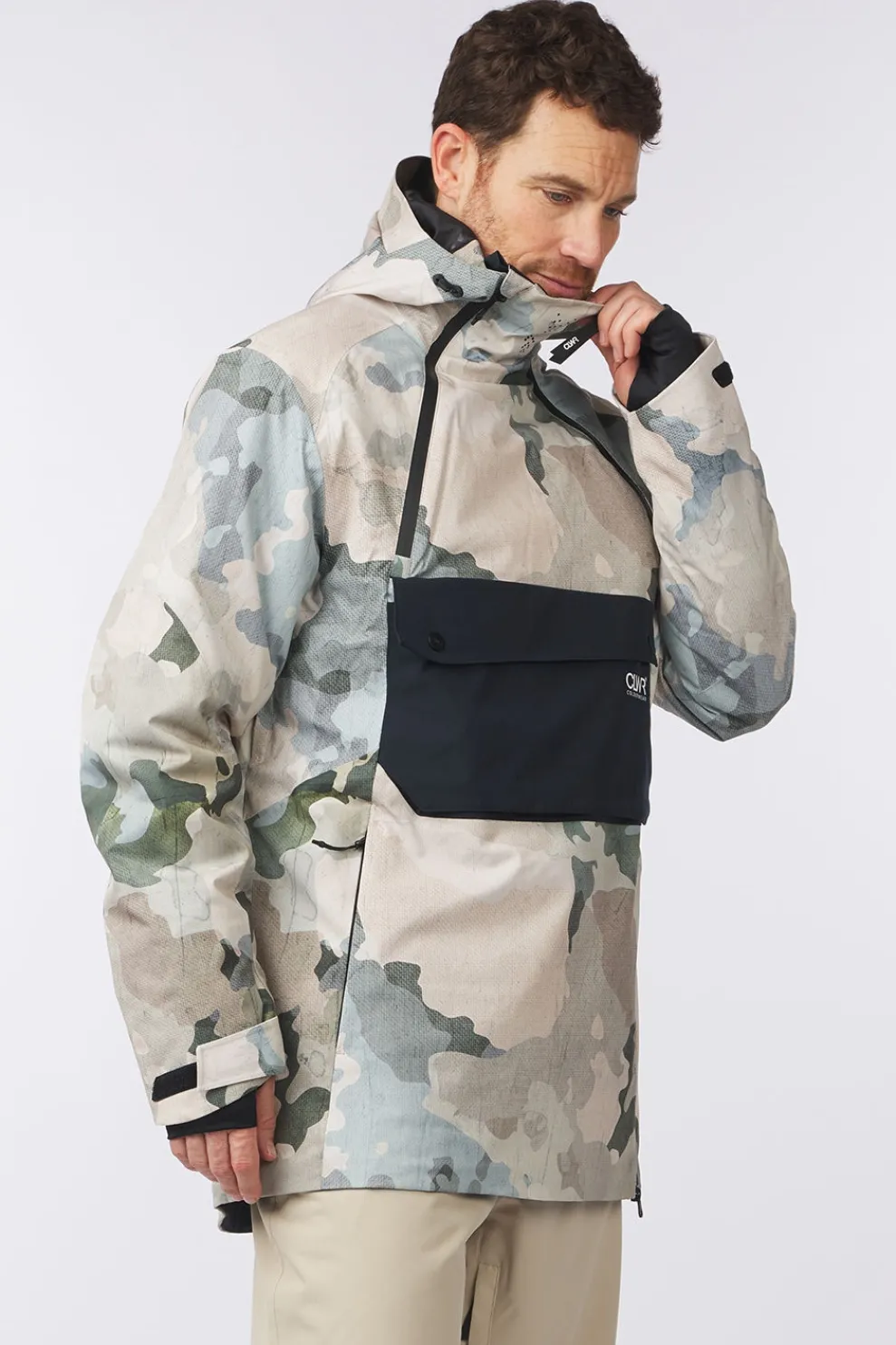 Fashion Colourwear Ski-Jas M Foil Anorak Water Camo