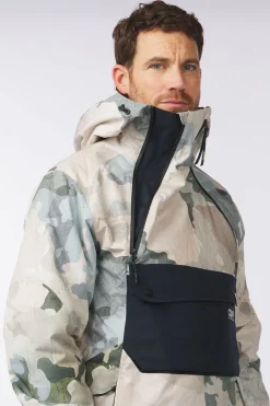 Fashion Colourwear Ski-Jas M Foil Anorak Water Camo