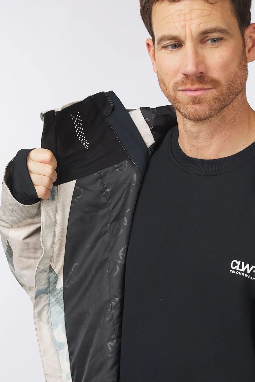 Fashion Colourwear Ski-Jas M Foil Anorak Water Camo