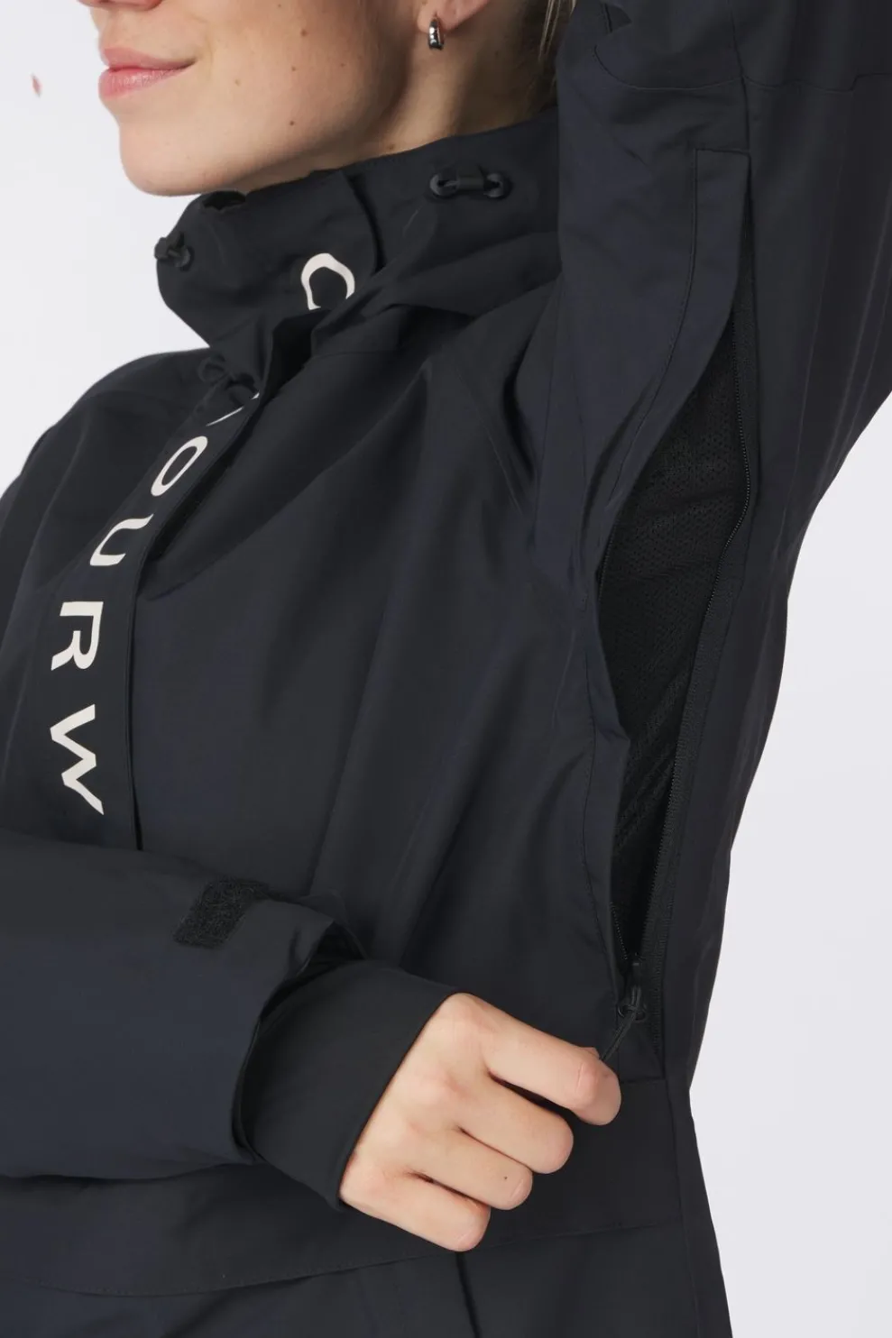 Fashion Colourwear Ski-Jas W Signature Anorak Black