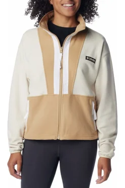 Fashion Columbia Cardigan Back Bowl™ Fleece Chalk, Canoe, W
