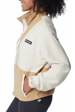 Fashion Columbia Cardigan Back Bowl™ Fleece Chalk, Canoe, W