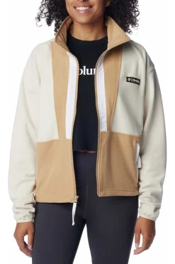 Fashion Columbia Cardigan Back Bowl™ Fleece Chalk, Canoe, W