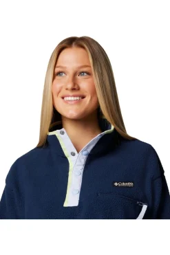 New Columbia Fleece Helvetia™ II Cropped Half Snap Collegiate Navy