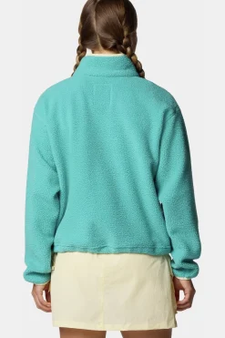 Sale Columbia Fleece Helvetia™ II Cropped Half Snap Petrol