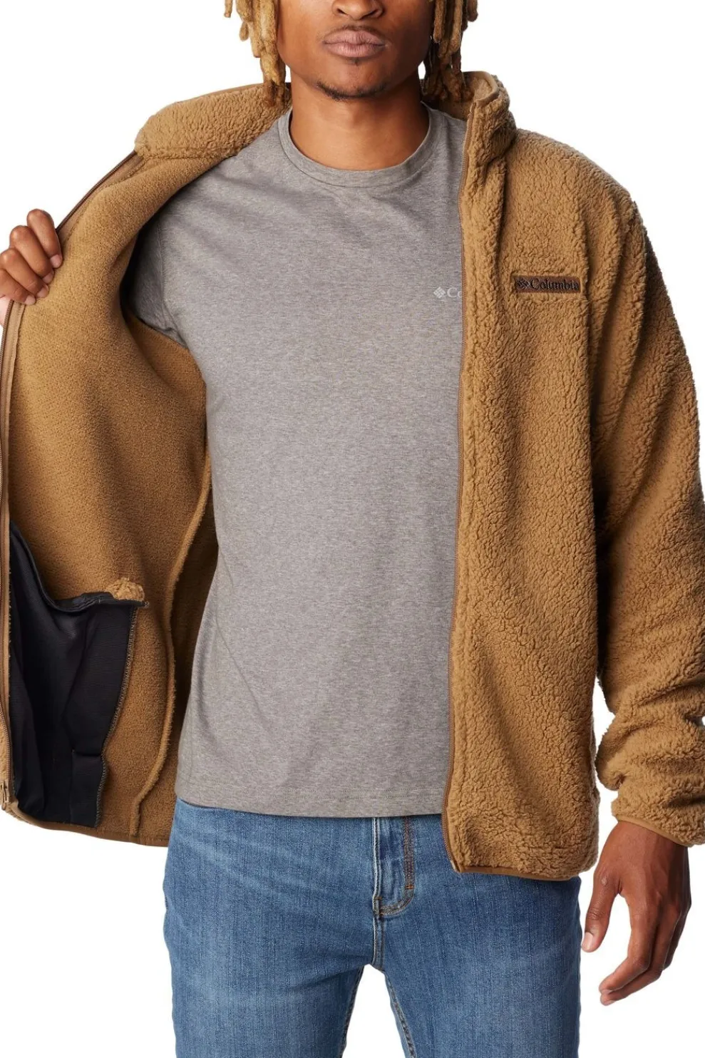 Outlet Columbia Fleece Rugged Ridge III Sherpa Full Zip Delta