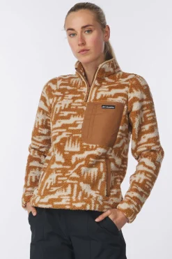 Sale Columbia Fleece West Bend™ 1/4 Zip II Camel Brown Hig