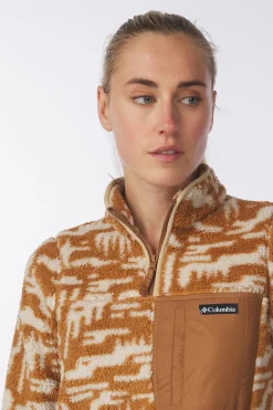 Sale Columbia Fleece West Bend™ 1/4 Zip II Camel Brown Hig