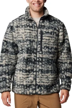 Discount Columbia Fleece Winter Pass™ Printed II Dark Stone Stip